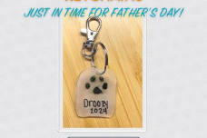 Paw Print Key Chains!