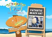 Tacky Jacks Gulf Shores, Art al Fresco - Patriotic Hat