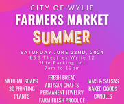 Wylie Farmers Market - June 22nd