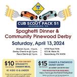 Community Pinewood Derby and Spaghetti Dinner