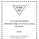 The Triangle Club AGM