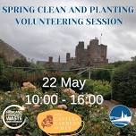 Spring clean and planting Volunteering Session at the Castle and Gardens of Mey