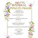 Grotto Zendralli Roveredo menu pasquale