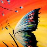 Paint Nite: Butterfly Blue