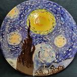 Sip & Paint on ceramic- Starry Knight