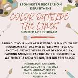 Color Outside the Lines - Ages 6 - 9 (Register by 8/8/24)