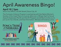 April Awareness Bingo!