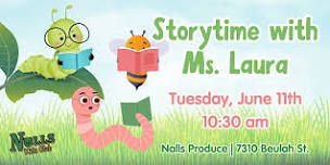 In-Person Storytime with Ms. Laura