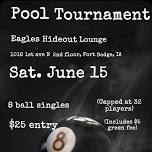 Singles 8 Ball Tournament