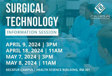 Surgical Technology Info Session - April