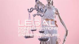 Workshop Series: Legal Considerations for Entrepreneurs