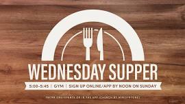 Wednesday Suppers