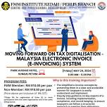 MOVING FORWARD ON TAX DIGITALISATION-MALAYSIA ELETRONIC INVOICE (E-INVOICING) SYSTEM