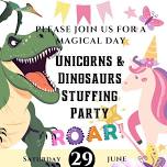 Magical Unicorn & Dinosaur Stuffing Party