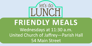 Friendly Meals at United Church of Jaffrey