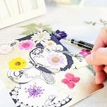 Pressed Flowers and Watercolor Craft Party