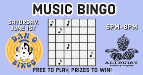 Music Bingo with Dan-O