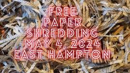 Free Paper Shredding Event