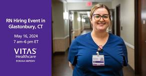 Glastonbury, CT | RN Hiring Event