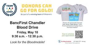 BancFirst Chandler Blood Drive