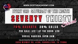 DCD | SEVENTY THIRTY | 70% BACHATA 30% SALSA