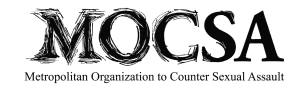 Metropolitan Organization to Counter Sexual Assault (MOCSA)’s Community Luncheon