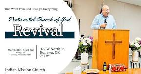 Revival - Pentecostal Church of God Indian Mission Church