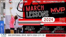 MVP March Lessons / Level 1 & 2 All Skills Training