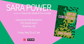 Sara Power at Librairie De Stiil Bookstore