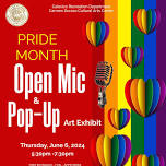 Pride Month Open Mic & Pop-Up Exhibit