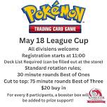 April-May Pokemon League Cup