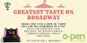 The Greatest Taste On Broadway June 14th 4:50pm