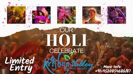 Let's Celebrate Holi at Krishna Valley In Vrindavan