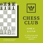 Chess Club - New Players Welcome