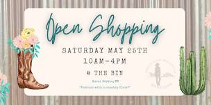 May Open Shopping @ The Bin || Gravel Road Mercantile Boutique