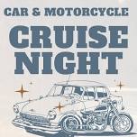 Car and Motorcycle Cruise Night