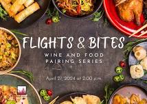 Asian Inspired Flights and Bites Wine and Food Pairing Experience