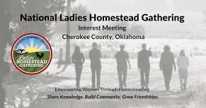 Cherokee County, OK Interest Meeting 7PM CST