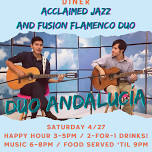 Acclaimed jazz and fusion flamenco Duo Andalucía live at the Elizaville Diner.