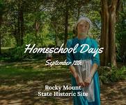 Homeschool Day at Rocky Mount State Historic Site