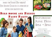 Father's Day Bird House and Feeder Paint Party