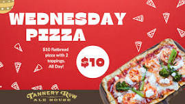 Wednesday Pizza Special — Tannery Row Ale House