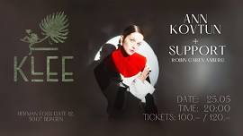 Concert: Ann Kovtun + Support