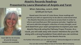 Akashic Records Readings by Laura Shanahan of Angela and Tarot