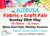 The Altrusa Fabric and Craft Fair