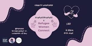 Refugee Women Connect X Hunkneebunknee Tufting Charity workshop