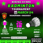 Rising Star Badminton Tournament - PlayTm Sports arena