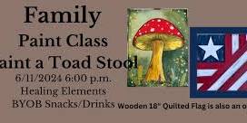 Toadstools / M u s h r o o m s 6/11/24 at 6:00 p.m.