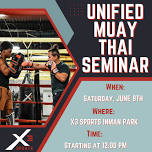 Unified Muay Thai Seminar June 2024