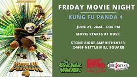 Friday Movie Night – Kung Fun Panda 4